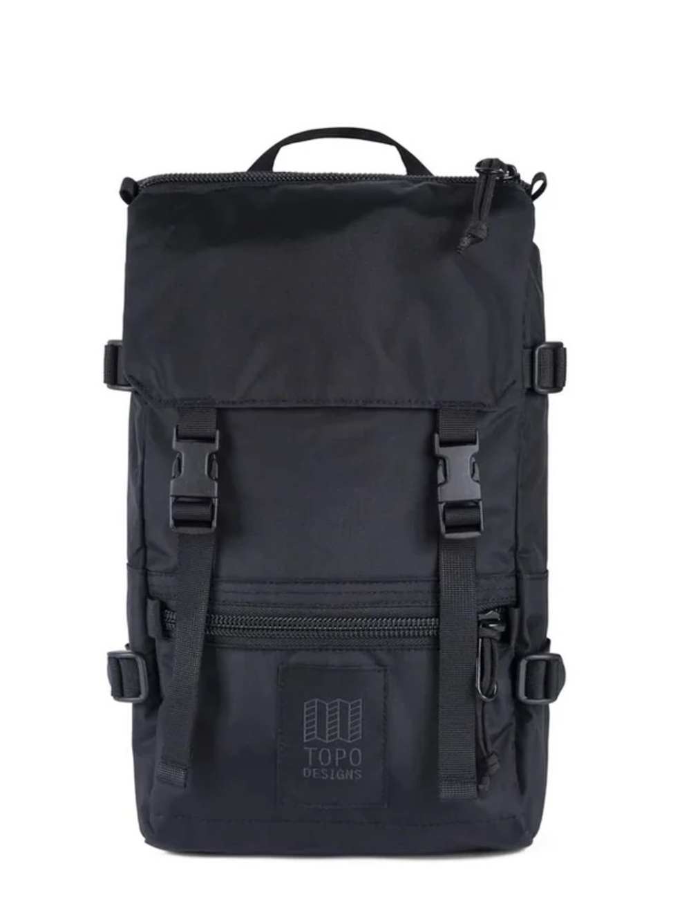 NWT TOPO DESIGNS Rover Pack™ Mini Black Recycled Nylon Hiking Backpack Unisex